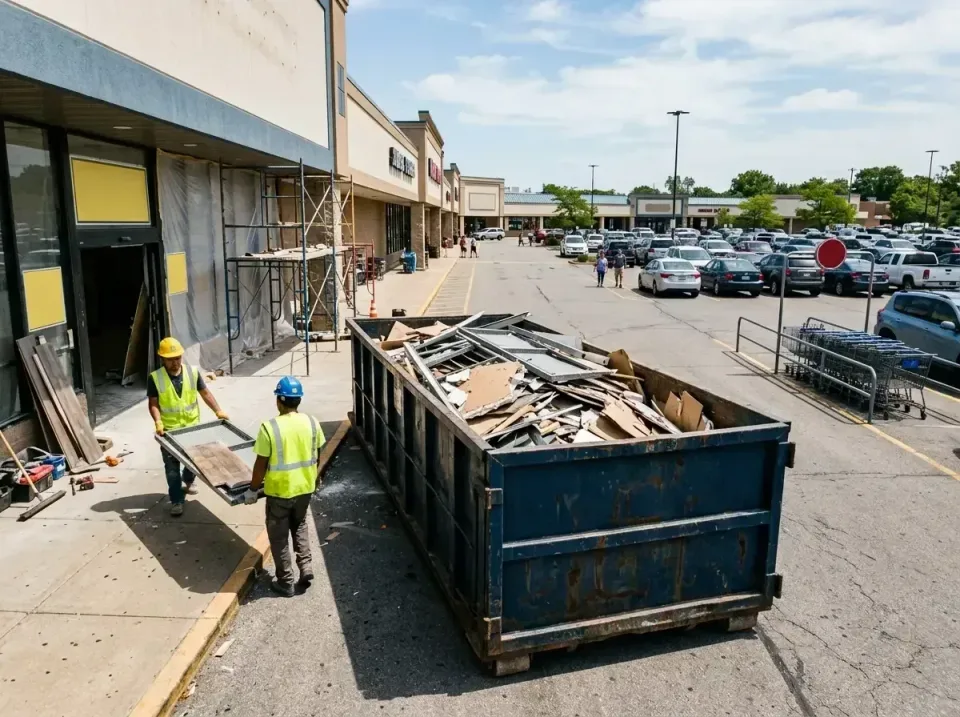 retail-store-renovation-debris-003 — frequently asked questions, Roll-off Dumpster Rentals in Kodiak Station, AK